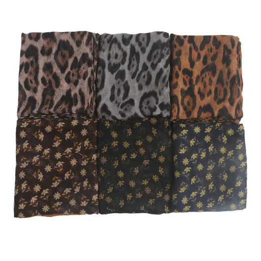 Pañuelo de Seda con Estampado Leopardo Clásico para Mujer - Image 3