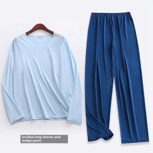 Pijama Hombre Manga Larga Corta Verano - Conjunto Ultradelgado Transpirable - Image 10