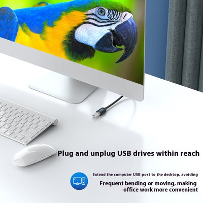 Cable Extensor USB A Macho Recto - Conector PVC de Alta Durabilidad - Image 12
