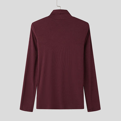 Suéter Cuello Alto para Hombre con Botones - Diseño Clásico Europeo - Image 19