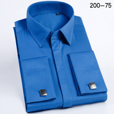 Camisa de Vestir para Hombre con Puños Franceses y Gemelos - Image 7