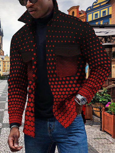 Cardigan Estampado Digital con Botones 3D y Degradado de Colores - Image 10