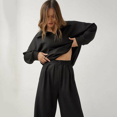 Traje Casual Francés con Cintura Alta y Pantalón - Elegancia Sofisticada - Image 5