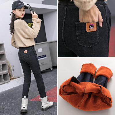 Pantalones Mágicos Niña Otoño Invierno - Jeans Ajustados con Efecto Pierna Larga - Image 7