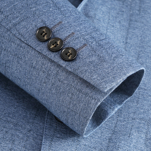 Blazer Ejecutivo de Color Sólido para Hombre - Image 4