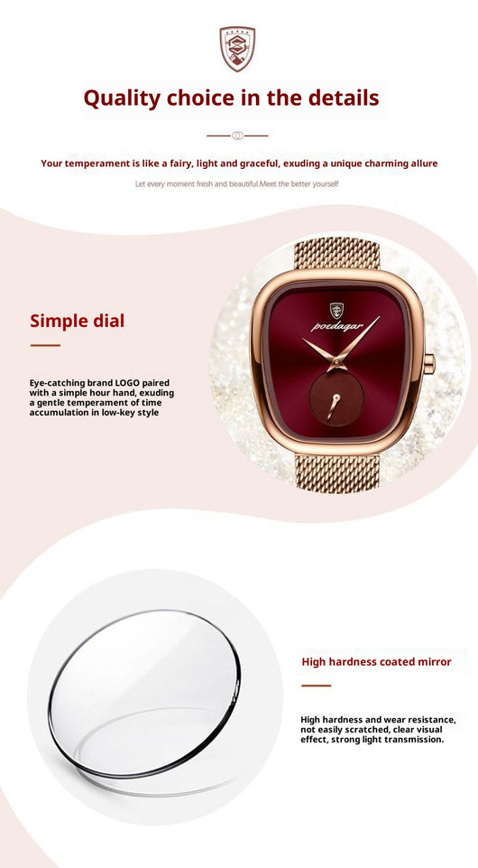 Reloj Inteligente Coreano Impermeable para Mujer - Estilo Trendy - Image 17