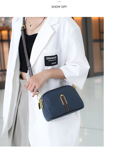 Bolso de Cuero Genuino Tipo Cartero Capacidad Extra Grande Multiuso - Image 12