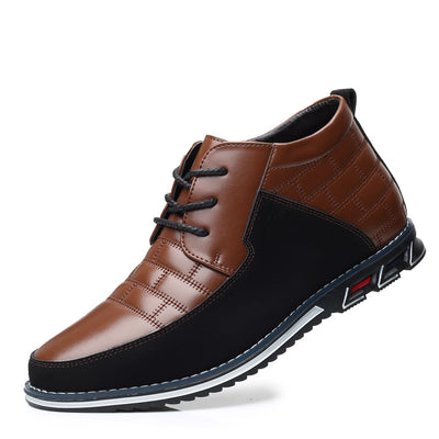 Zapatos Casuales de Cuero para Hombre con Cordones Frontales - Image 4