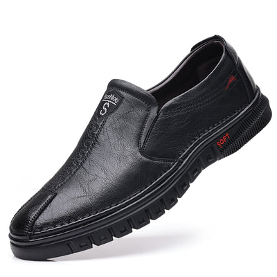Zapatos Casuales de Cuero para Hombre con Suela Antideslizante y Transpirabilidad - Image 3