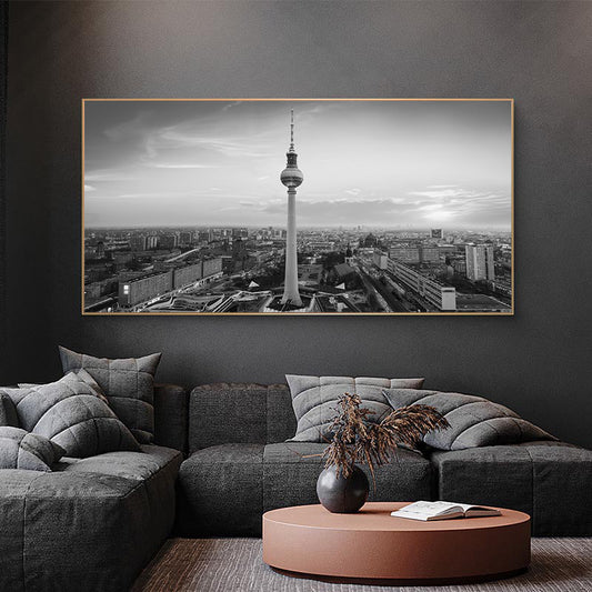 Cuadro Lienzo Panorámico de Berlín - Arte Urbano Moderno - Image 2