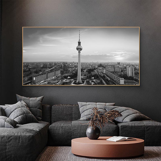Cuadro Lienzo Panorámico de Berlín - Arte Urbano Moderno - Image 2