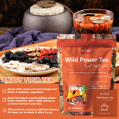 Té de Energía Natural para Hombres - Suplemento Herbal Certificado GMP - Image 4