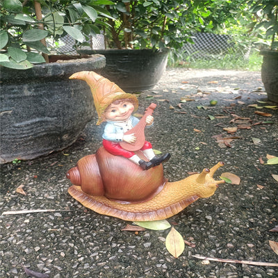 Decoraciones de Caracol de Resina para Jardín y Exterior