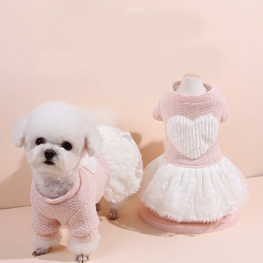 Falda Tejida de Lana Gruesa para Mascotas - Diseño Adorable
