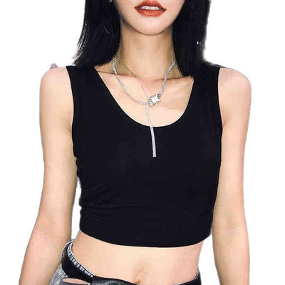 Camiseta Corta Ombliguera Versátil para Mujer - Verano - Image 6