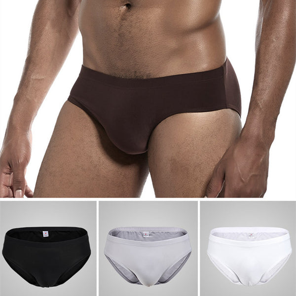 Calzoncillos Tipo Bóxer Cintura Baja Seda Helada Poliéster