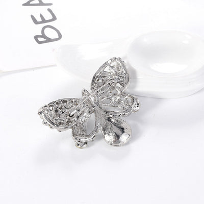Broche Moño con Incrustaciones de Diamantes de Aleación