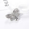 Broche Moño con Incrustaciones de Diamantes de Aleación