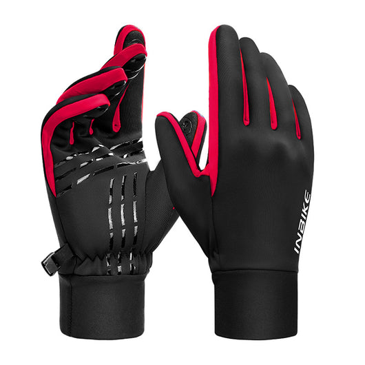 Guantes de Ciclismo con Forro Polar, Cálidos y Compatibles con Pantalla Táctil - Image 3