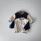 Chaqueta de Béisbol Infantil con Costuras Decorativas