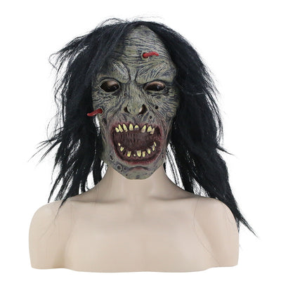 Máscara de Horror Gusano Facial para Fiestas de Mascarada - Image 8
