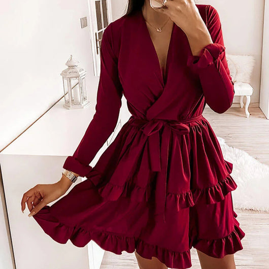 Blusa Escotada con Volantes en Mangas Acampanadas - Image 10