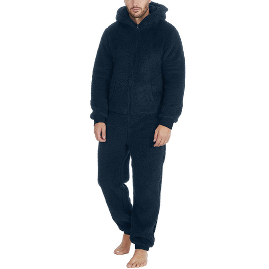 Pijama Térmico Tipo Jumpsuit con Cierre para Hombre - Image 8