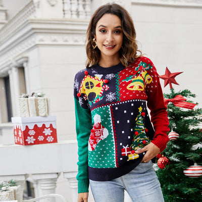 Suéter Navideño Mujer con Diseño de Copos de Nieve - Estilo Europeo - Image 4