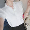 Blusa Blanca Estilo Occidental Versátil y Elegante