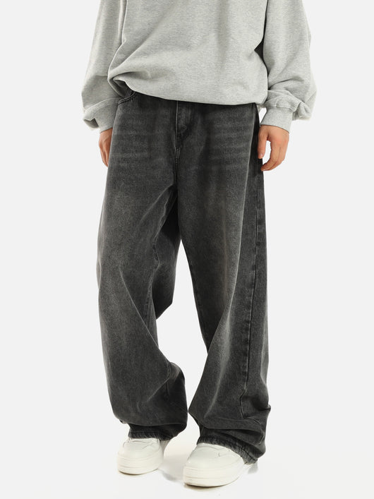 Jeans Rectos Anchos Retro para Hombre - Image 5