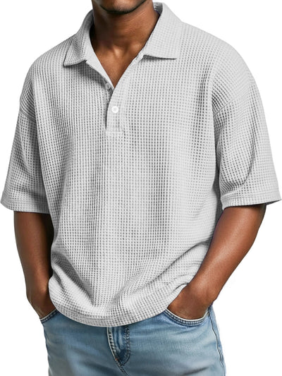 Camisa Minimalista de Punto Texturizado con Cuello Clásico - Image 10