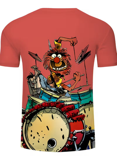 Playera Casual para Hombre con Estampado Digital 3D - Image 24