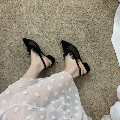 Zapatos Elegantes con Punta Fina y Hebilla para Mujer - Image 2