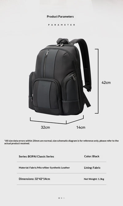 Mochila Ejecutiva Multifuncional para Hombre con Descarga de Peso - Image 13