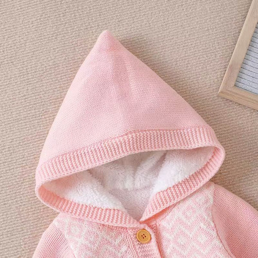 Mameluco Tejido para Bebés con Abrigo Cálido - Image 12