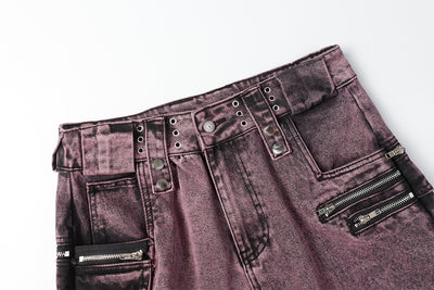 Pantalón Casual Recto con Múltiples Bolsillos y Cierre - Image 28
