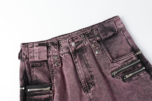 Pantalón Casual Recto con Múltiples Bolsillos y Cierre - Image 28