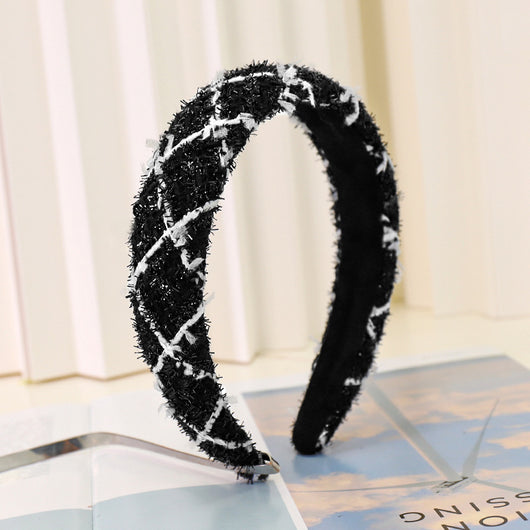 Diadema de Lana a Cuadros Xiaoxiangfeng para Mujer - Image 21