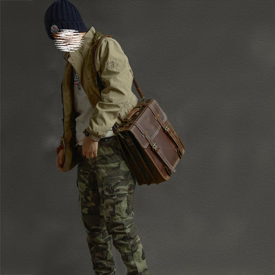 Mochila Vintage de Cuero Crazy Horse - Diseño Clásico y Duradero - Image 16