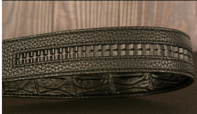 Cinturón de Cuero Doble con Hebilla Automática - Image 19