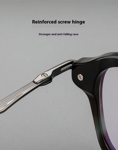 Gafas Retro de Titanio Puro con Montura de Lámina Metálica - Image 13