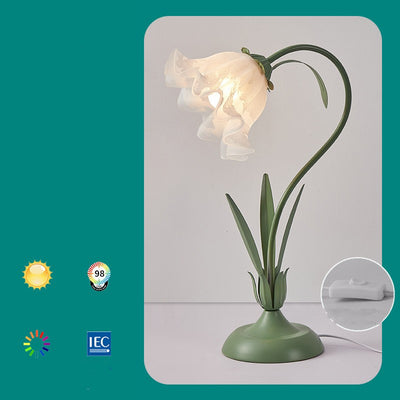 Lámpara de Escritorio Minimalista Flor Lirio de los Valles para Mesita de Noche - Image 3