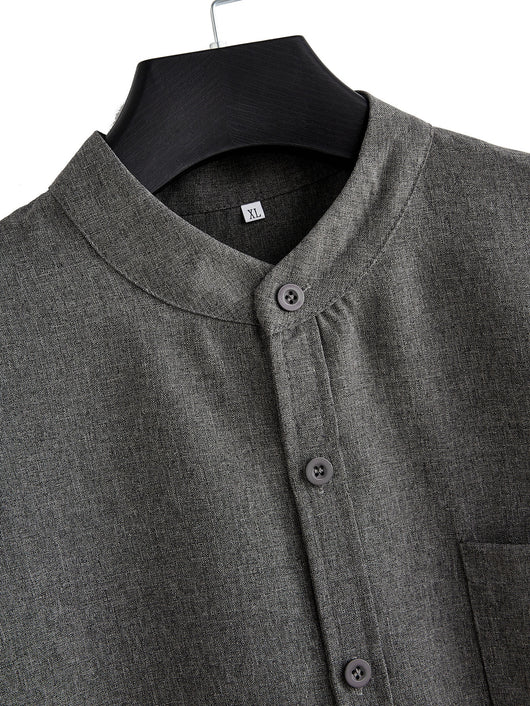 Camisa Casual Hombre Básica con Bolsillo - Image 17