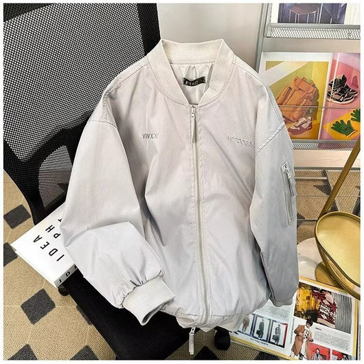 Chaqueta Bomber Oversize para Parejas - Image 13
