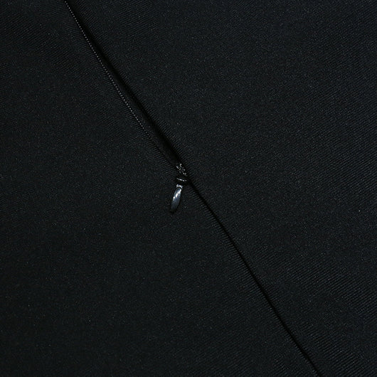 Vestido Elegante Asimétrico con Detalles de Diamantes - Image 17