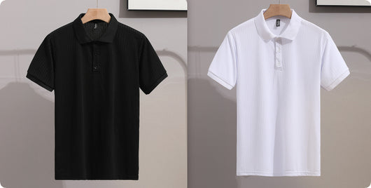 Camisa Ejecutiva Slim Fit de Manga Corta con Cuello Solapa - Image 13