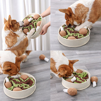 Juguete Interactivo de Pollo para Perros - Cubo Olfativo