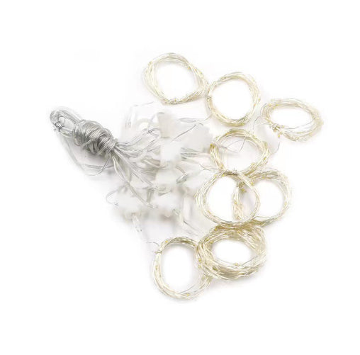 Luces de Cortina LED con Ganchos para Navidad, Bodas y Decoración - Image 8