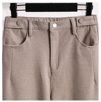 Pantalones de Lana Cintura Alta Sueltos y Reductores - Image 18