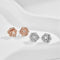 Aretes de Plata Esterlina 925 con Circones Rosa - Diseño Exquisito